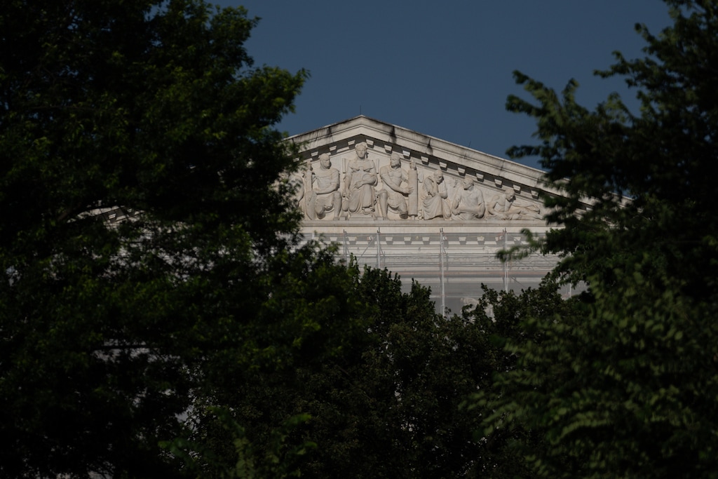 (Tierney L. Cross | The New York Times) The Supreme Court building in Washington, on Tuesday, June 24, 2025. In a 6-3 decision, the Supreme Court agreed on Friday to allow the Trump administration to end birthright citizenship in some parts of the country, even as legal challenges to the constitutionality of the move proceed in other regions.