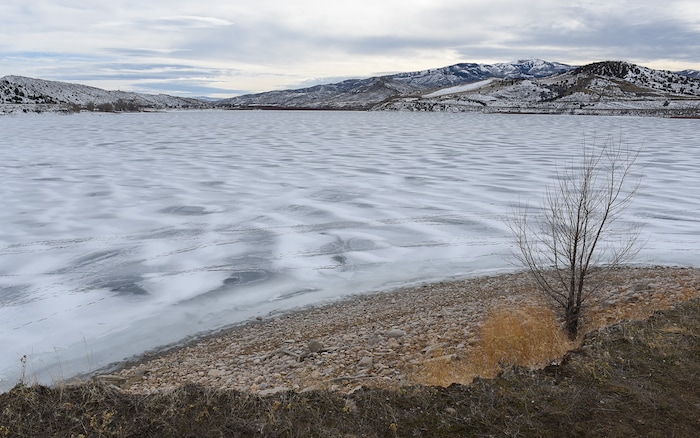 (Francisco Kjolseth | The Salt Lake Tribune) Echo Reservoir at an elevation of 5,500 feet in Summit County next to Coalville could become a state park.