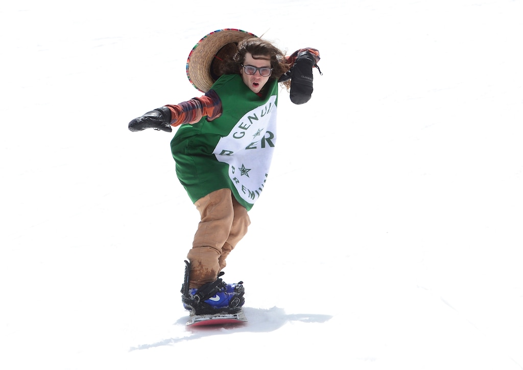Scott Sommerdorf   |  The Salt Lake Tribune  
Skiers enjoyed the spring conditions on the last day of skiing at Park City Sunday, April 10, 2016. The resort plans to extend the 2024-25 season to April 21. Four Utah ski areas expect to be open in May.