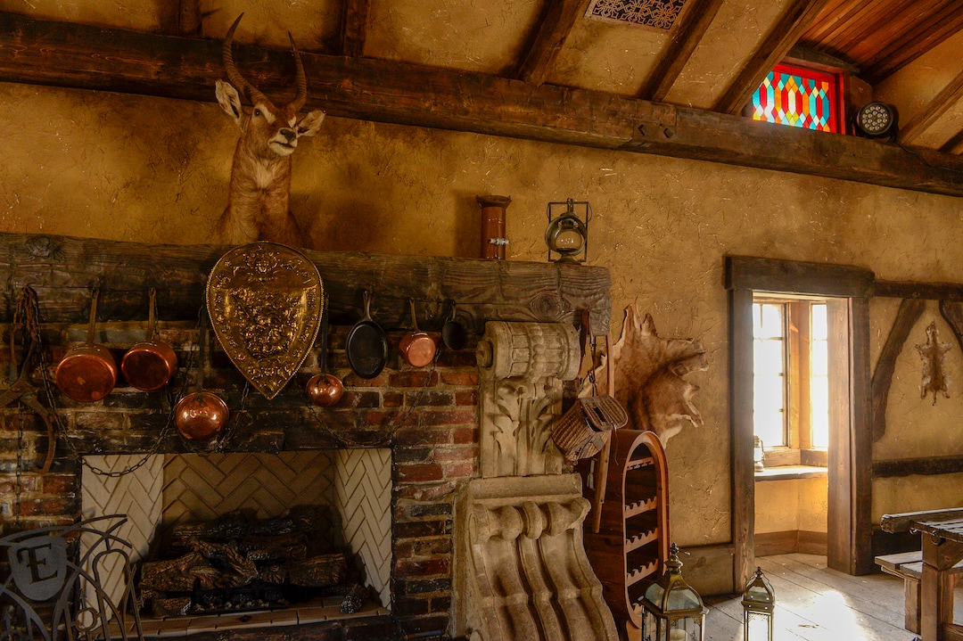 Leah Hogsten  |  The Salt Lake Tribune   The Crooked Lantern tavern within Evermore is decorated in real artifacts. Evermore, a theme park in Pleasant Grove with an old-Europe fantasy atmosphere is having a "soft opening" on Saturday, Sept. 22, and an official grand opening on Sept. 29, 2018. 