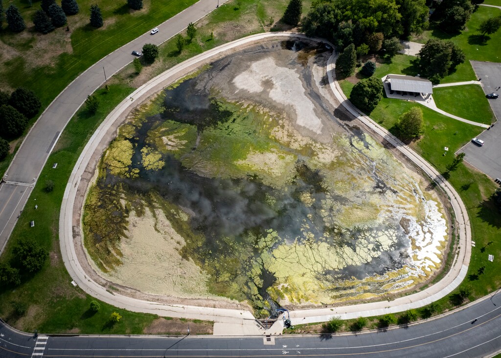 (Rick Egan | The Salt Lake Tribune) The Sugar House Park pond on Thursday, Aug. 20, 2026.
