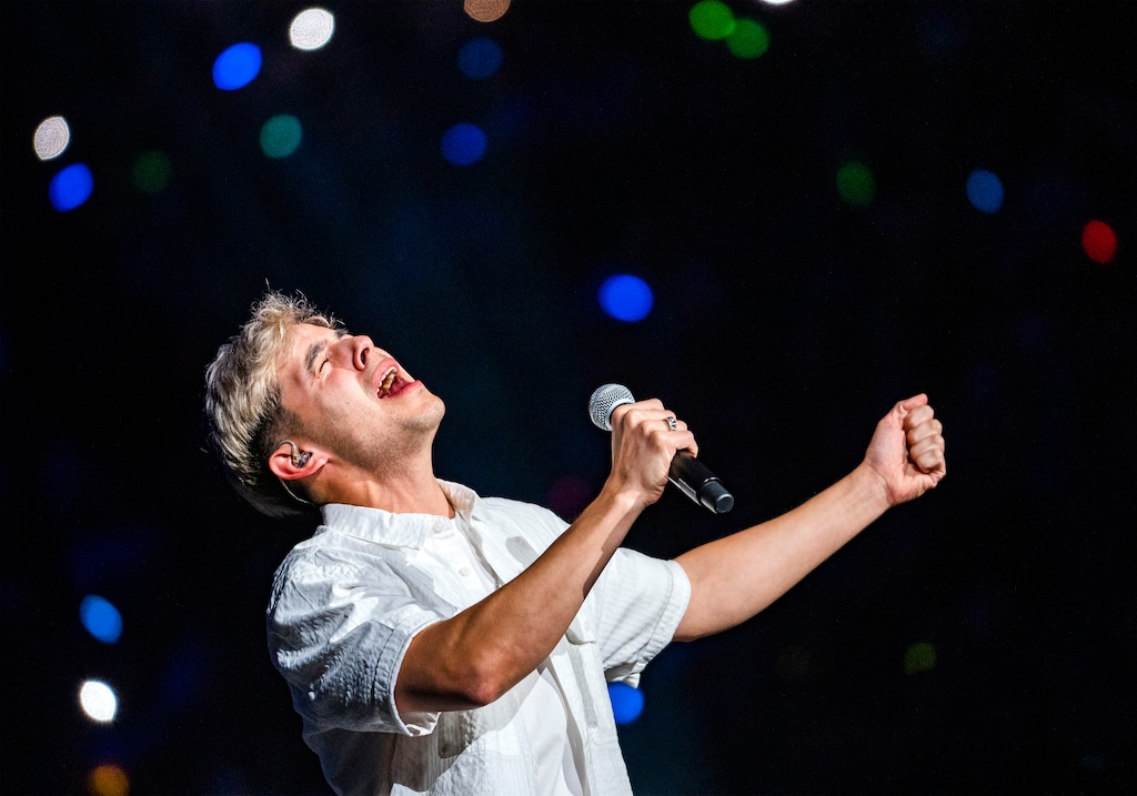 (Rick Egan | The Salt Lake Tribune) David Archuleta, seen here performing at the LoveLoud Festival at Vivint Arena in May 2022, will be bringing his Christmas tour to the Capitol Theatre in Salt Lake City on Friday, Nov. 25, 2022.