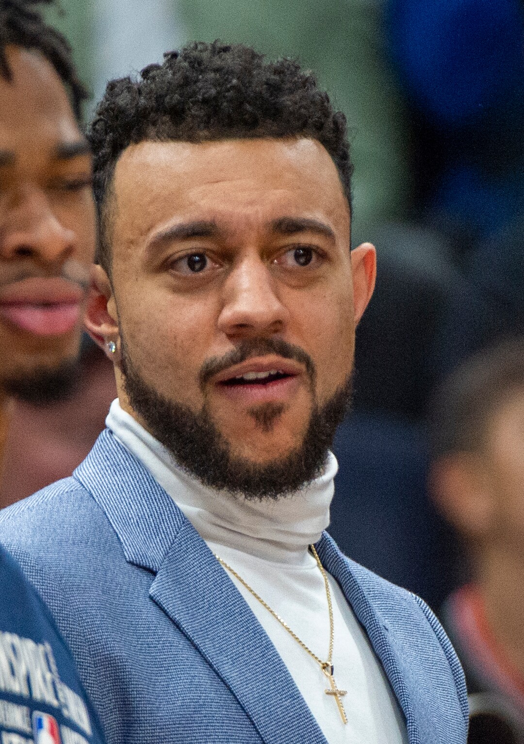 (Rick Egan  |  The Salt Lake Tribune)     Utah Jazz guard Nigel Williams-Goss (0) watches the action from the Jazz bench, in the Jazz 117-114 win over the Portland Trail Blazers, in NBA action in Salt Lake City, Friday, Feb. 7, 2020.