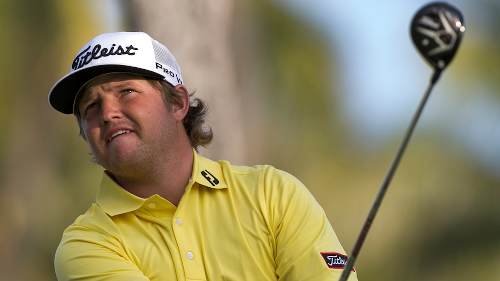 (AP Photo/Marco Garcia, File) Former BYU golfer Zac Blair, shown playing in a 2016 PGA Tour event in Hawaii, will return to that level in the 2019-20 season after winning a Korn Ferry Tour event Sunday at Hayward, Calif.