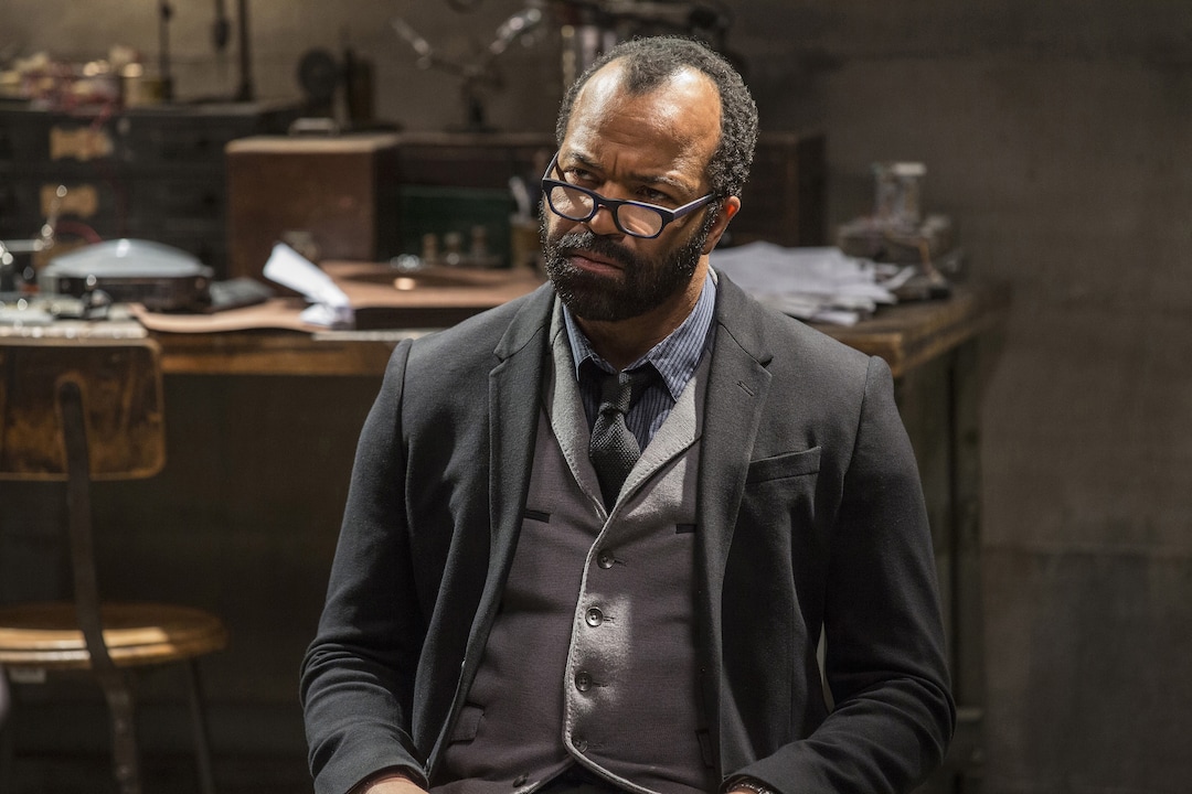 This image released by HBO shows Jeffrey Wright in a scene from, "Westworld."  Wright was nominated for an Emmy Award for outstanding supporting actor in a drama series on Thursday, July 13, 2017. The Emmy Awards ceremony, airing Sept. 17 on CBS, will be hosted by Stephen Colbert. (John P. Johnson/HBO via AP)