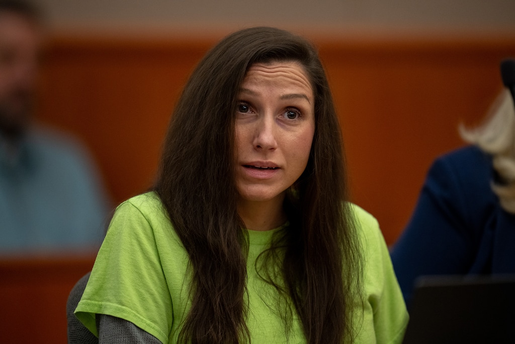 (Trent Nelson  |  The Salt Lake Tribune) Kouri Richins listens to statements written by her children during her sentencing in 3rd District Court in Park City on Wednesday, May 13, 2026.