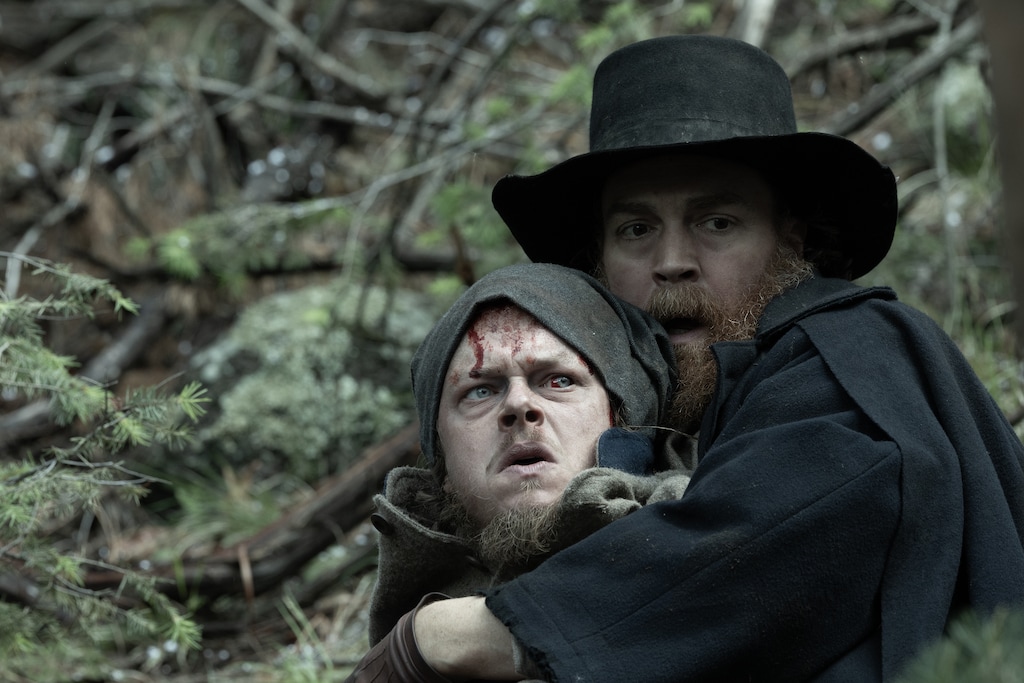 (Matt Kennedy  |  Netflix) Dane DeHaan, left, plays Jacob Pratt and Dominic Bogart portrays Cook in an episode of "American Primeval."