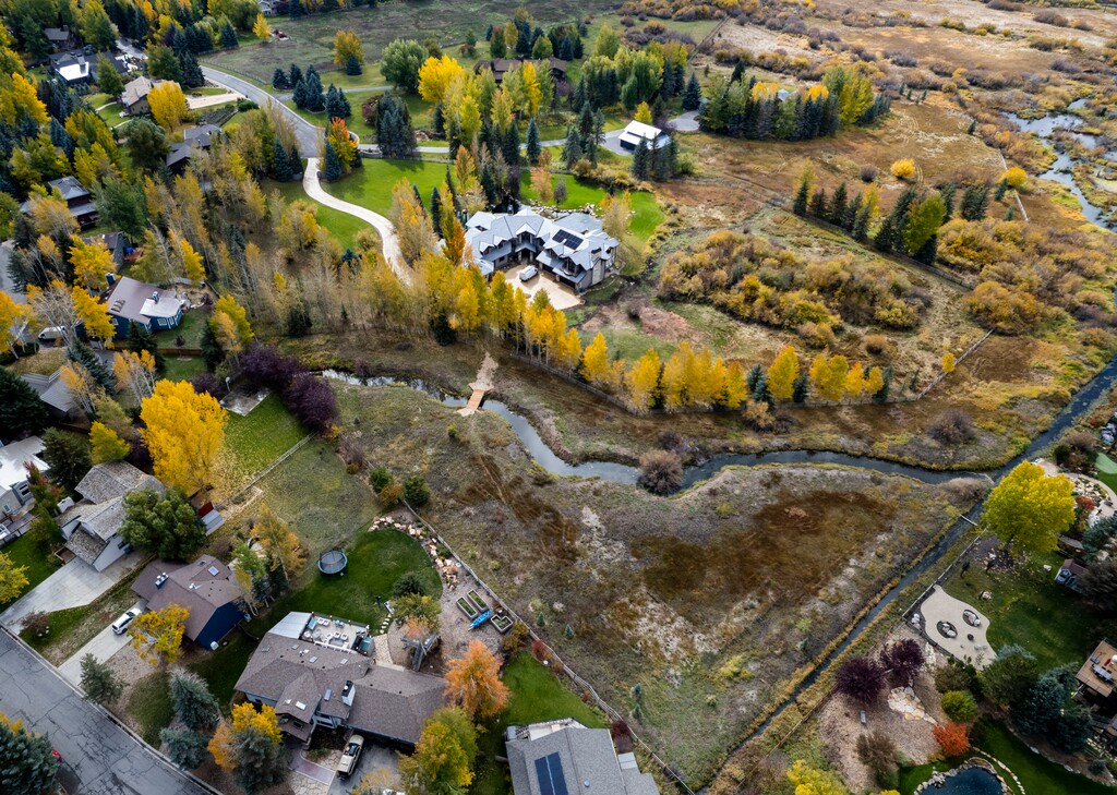 (Rick Egan | The Salt Lake Tribune) The property of Park City Planning Commission Chair Sarah Hall on Wednesday, Oct. 11, 2023. Work at her Park City home is being reviewed by the U.S. Army Corps of Engineers.
