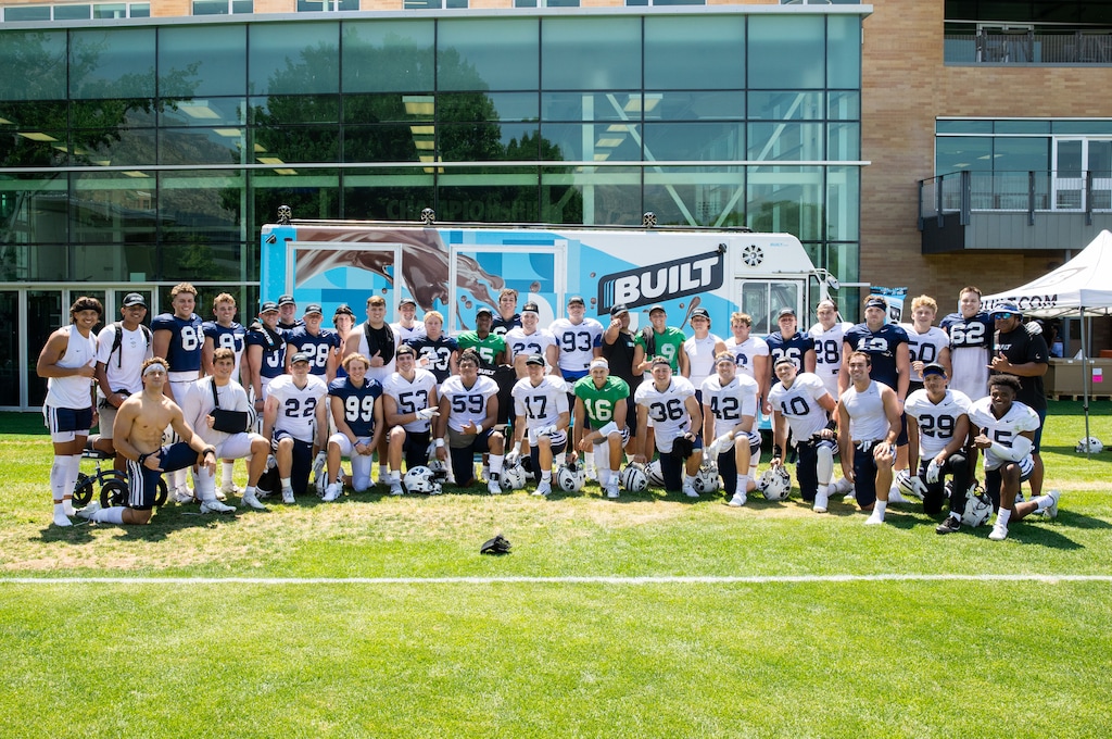 (Jaren Wilkey | BYU) Utah-based company Built Bar announced this week a historic NIL agreement to the BYU Football team. The deal includes compensation to all walk-on players in the amount comparable to the costs of tuition for the academic year.