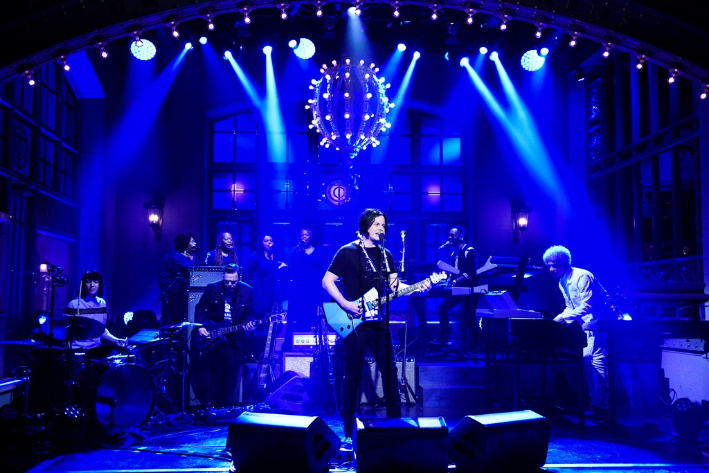(Will Heath  |  NBC)  Musical Guest Jack White performs "Connected By Love" on Saturday Night Live on Saturday, April 14, 2018