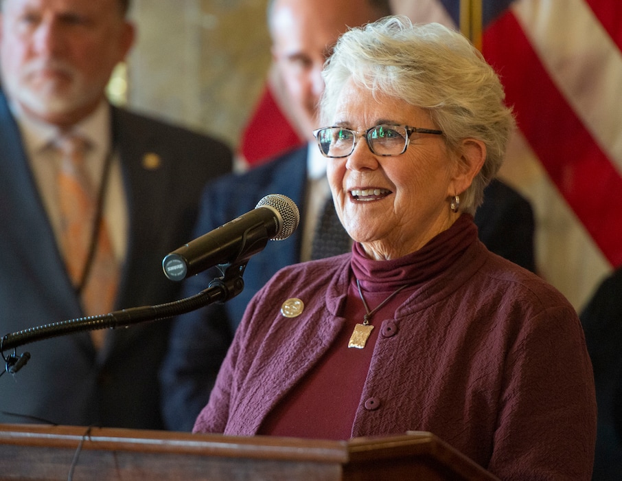 (Rick Egan  |  The Salt Lake Tribune) Rep. Carol Spackman Moss, D-Holladay, pictured in 2020, sponsored a bill in the 2021 general session that would have updated how health education is taught in Utah schools. The House voted it down Friday, Feb. 26, 2021.