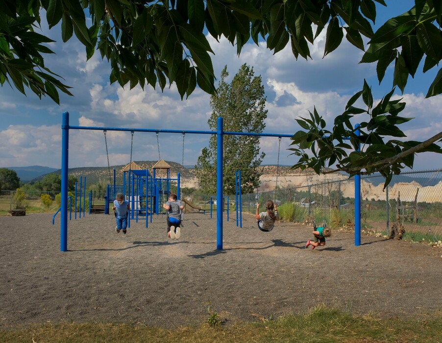 (Leah Hogsten | The Salt Lake Tribune) Kids play at Boulder Elementary. Under a new policy, students and staff will be able to return back to the classroom sooner if they've been exposed to COVID-19.