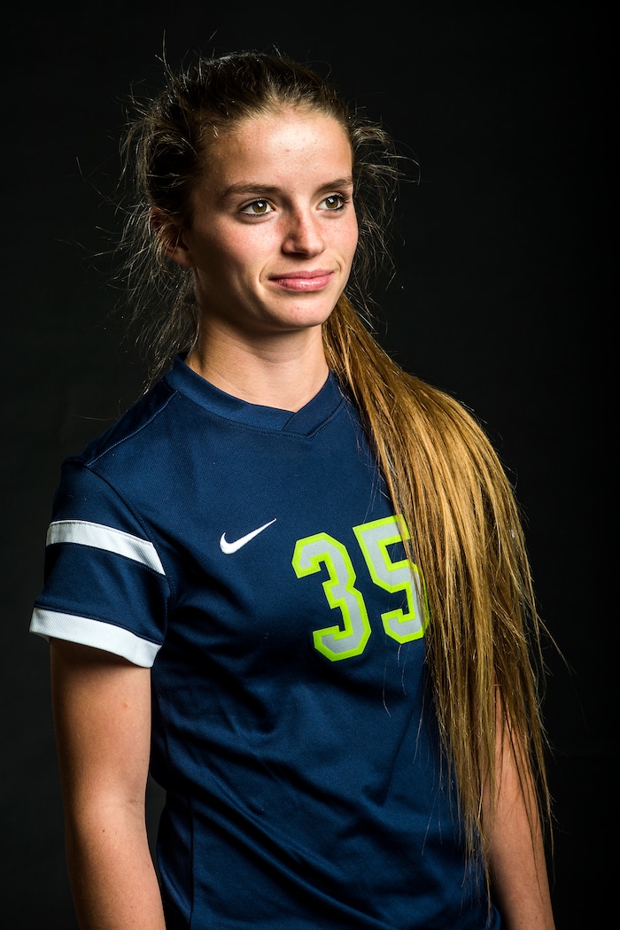 (Chris Detrick | The Salt Lake Tribune) Stracuse's Caroline Stringfellow poses for a portrait Wednesday, December 13, 2017.