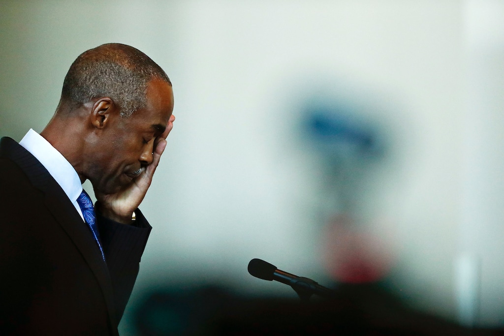 (Brynn Anderson  |  AP Photo)  Broward County Public Schools Superintendent Robert Runcie speaks before the Marjory Stoneman Douglas High School Public Safety Commission on Thursday, Nov. 15, 2018, in Sunrise, Fla. The state commission is investigating the Feb. 14 shooting at the Parkland, Fla., high school. Runcie said he's focusing on the recovery and well-being of students, improving school safety and holding administrators accountable.
