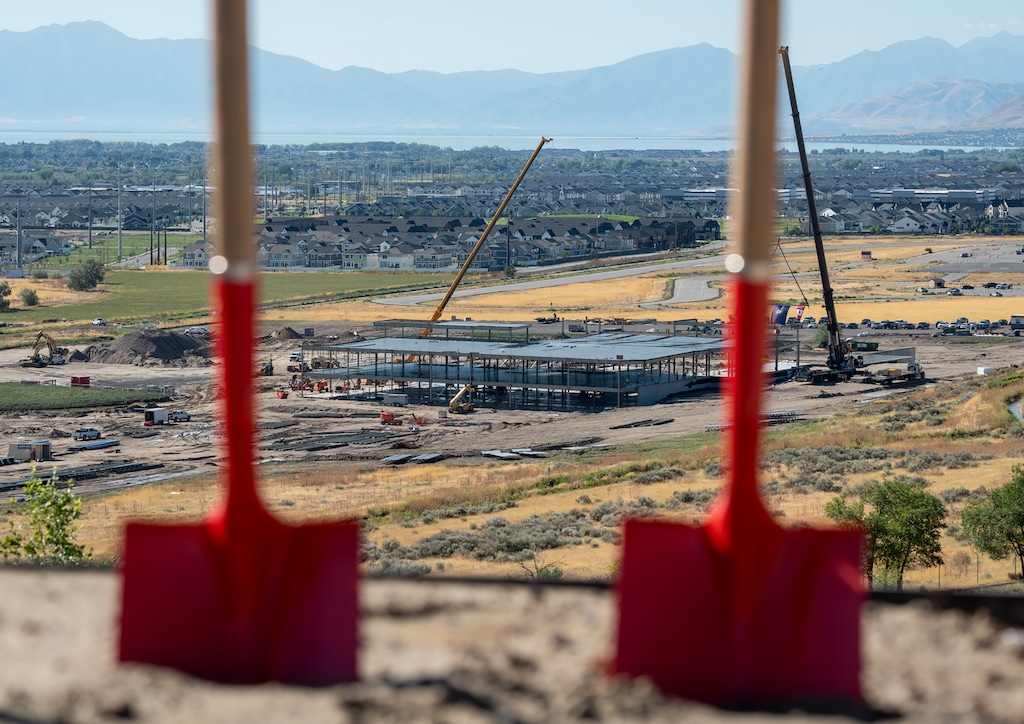 (Chris Samuels | The Salt Lake Tribune) Camp Williams in Bluffdale is shown in 2024. Salt Lake County Mayor Jenny Wilson is concerned a uranium processing facility at Camp Williams could put the area at risk.