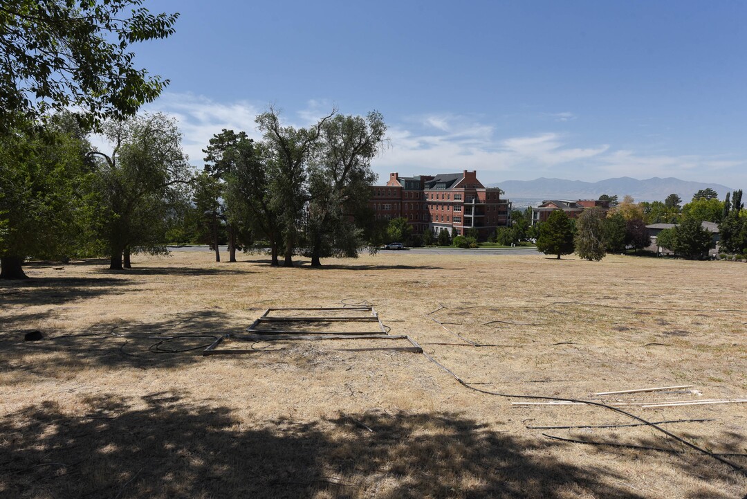 (Francisco Kjolseth  |  The Salt Lake Tribune) Ivory Homes, Utah's largest homebuilder, is seeking to develop the 3.1-acre plot of what is now open space and has applied for city permission to build 25 homes on the site — plus 20 so-called accessory dwelling units, or ADUs, also known as mother-in-law apartments for a total of 45 dwellings.  Some neighborhood residents are opposed to the idea and Ivory is now revising its plans.