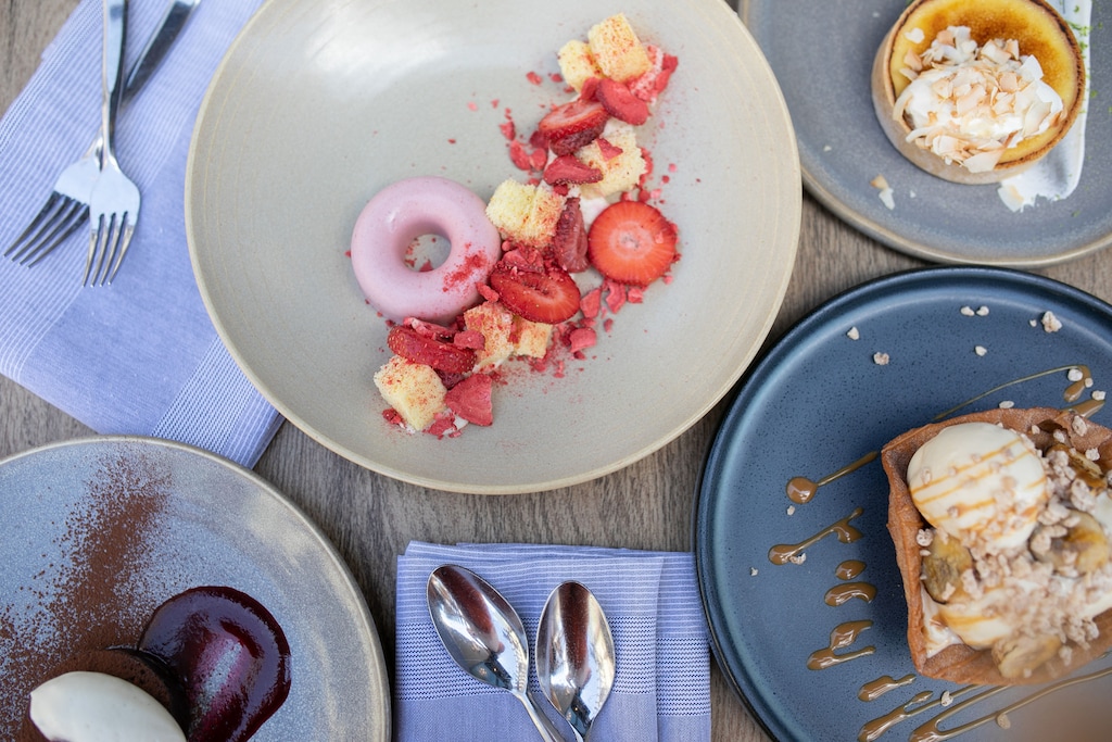 (Jacque Lynn Photography) Dishes from Hearth & Hill's Easter brunch are shown.