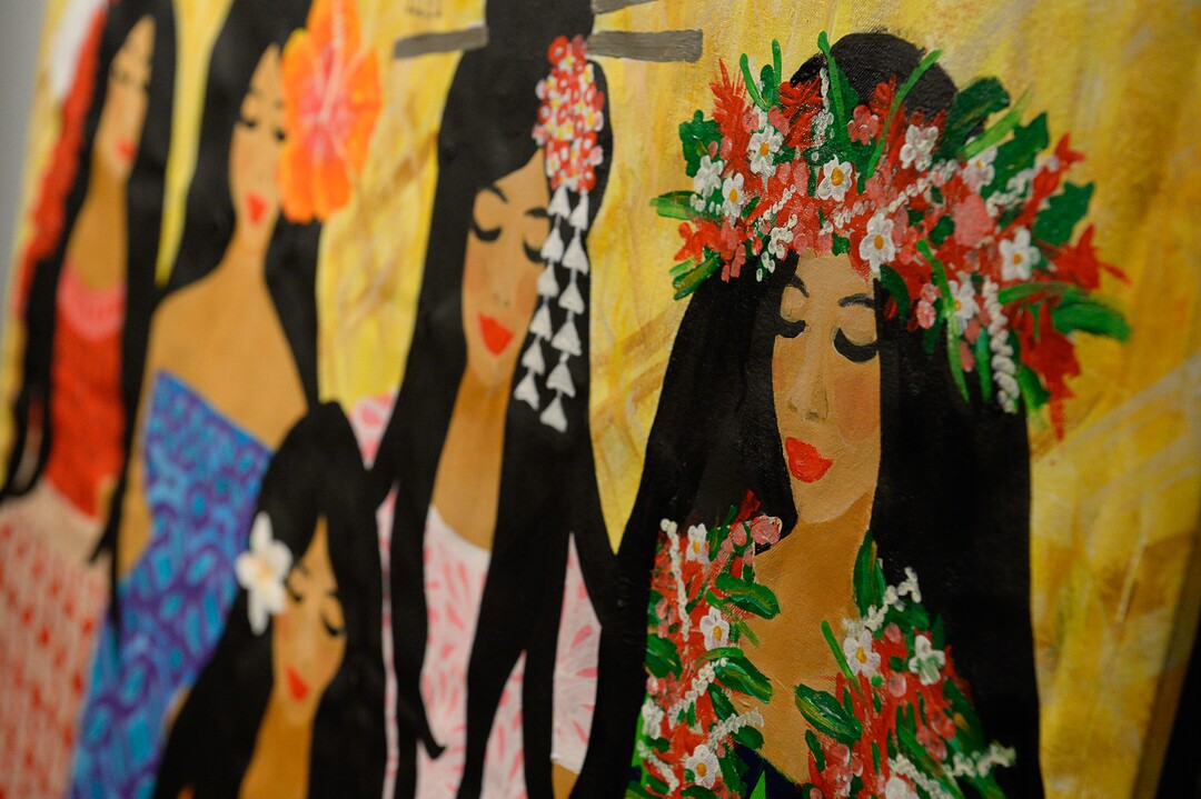 (Francisco Kjolseth  |  The Salt Lake Tribune)  The Pasifika Enriching Arts of Utah presents their 6th annual art exhibit at the Clubhouse, 850 E. South Temple on Saturday, Aug. 25, 2018, as part of Utah Pacific Islander Heritage Month to preserve culture and heritage through all types of mediums and disciplines.
