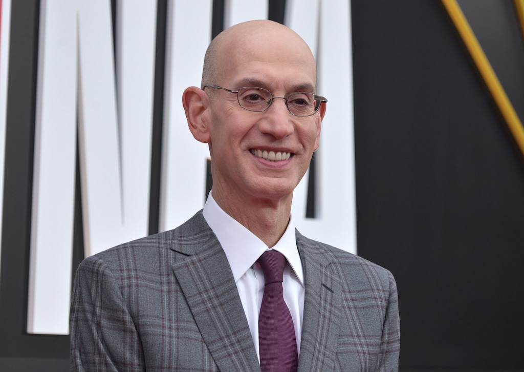NBA Commissioner Adam Silver arrives at the NBA Awards on Monday, June 24, 2019, at the Barker Hangar in Santa Monica, Calif. (Photo by Richard Shotwell/Invision/AP)