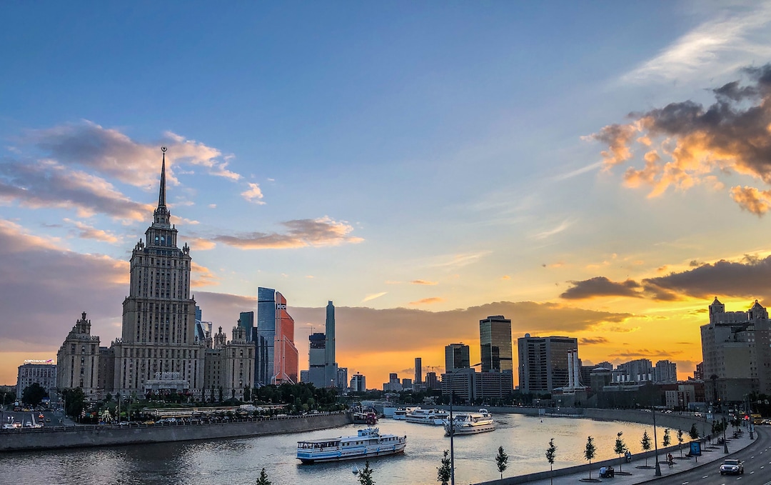 (Michael Stack  |  Special to The Salt Lake Tribune) Moscow International Business Center along the Moskva River.