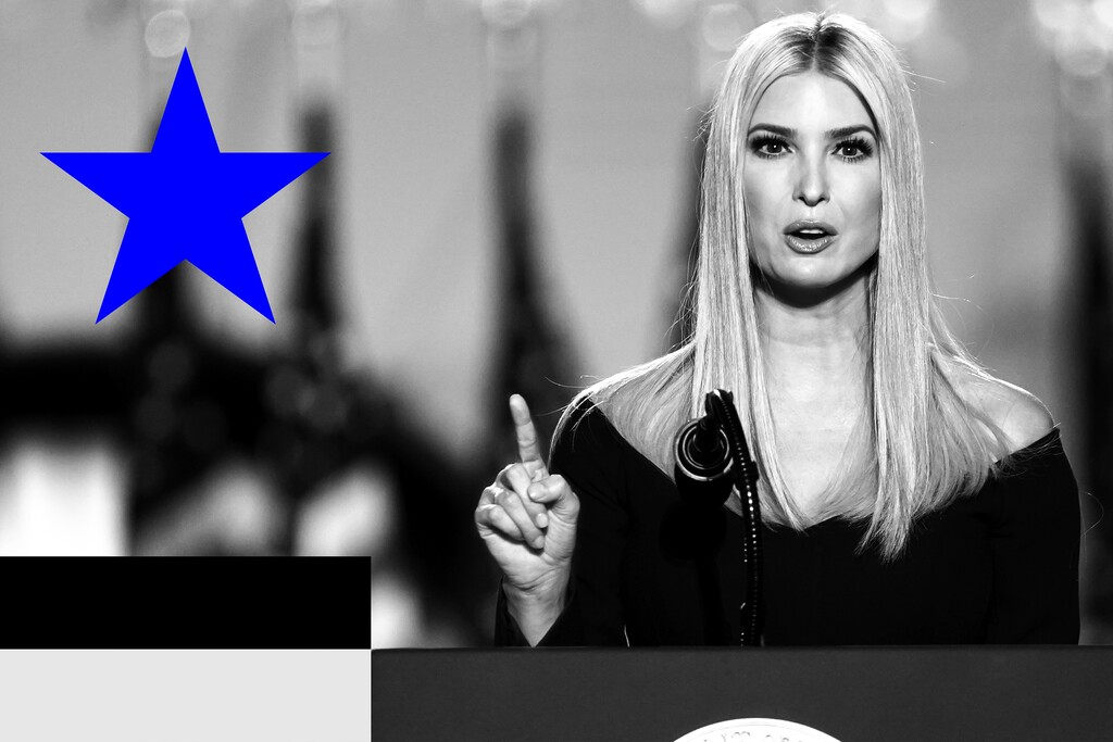 (Illustration by The New York Times; photograph by Doug Mills/The New York Times)
"Ivanka must realize now that she and Jared can never go back to their life as New York society darlings. So why not double down on Washington and lay the groundwork for a presidential run of her own," writes New York Times opinion columnist Maureen Dowd.