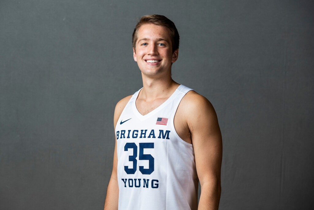 (Photo courtesy of Jaren Wilkey, BYU photo) | BYU guard Jesse Wade is sitting out the 2018-19 season after transferring from Gonzaga last summer, due to NCAA transfer rules.