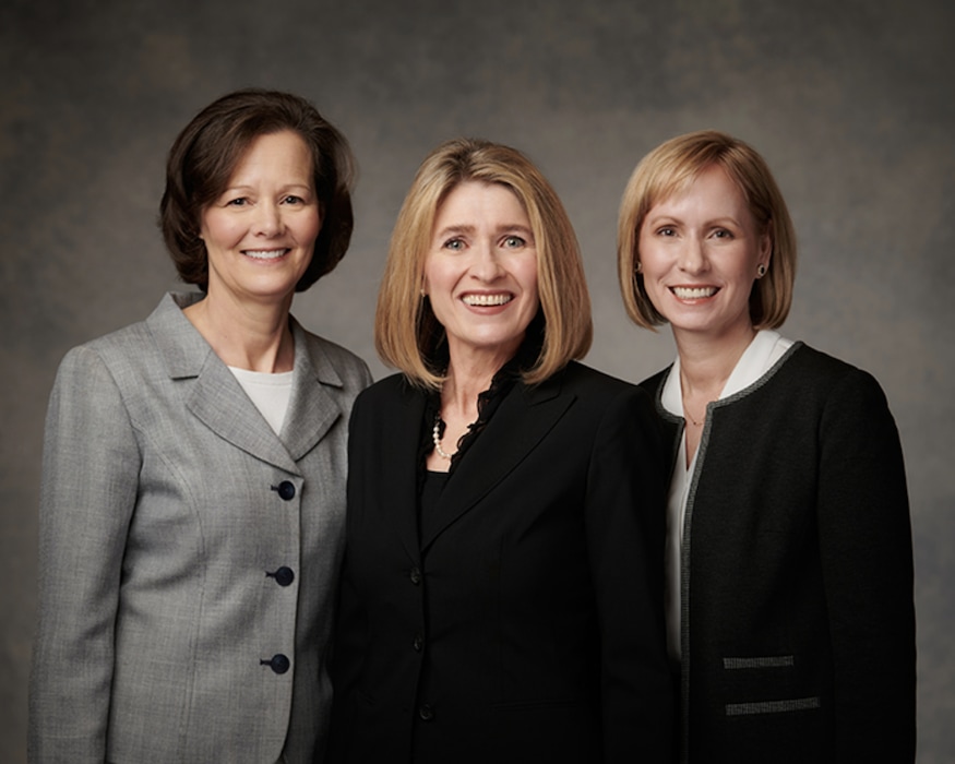 (Photo courtesy of the The Church of Jesus Christ of Latter-day Saints) The New Primary general presidency: from left, Susan Porter, first counselor; Camille Johnson, president; and Amy Wright, second counselor.