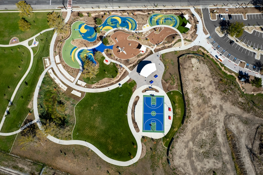 (Rick Egan | The Salt Lake Tribune) Glendale Regional Park on Wednesday, Sept. 23, 2026. Bike tracks and a skate park are in the plans for the new green space.
