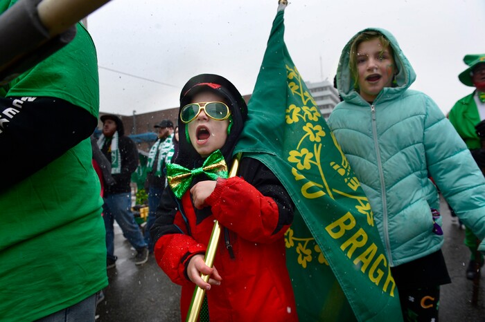 (Scott Sommerdorf | The Salt Lake Tribune) Salt Lake City celebrates Irish heritage with its 40th annual St. Patrick’s Day Parade on Saturday, March 17, 2018.