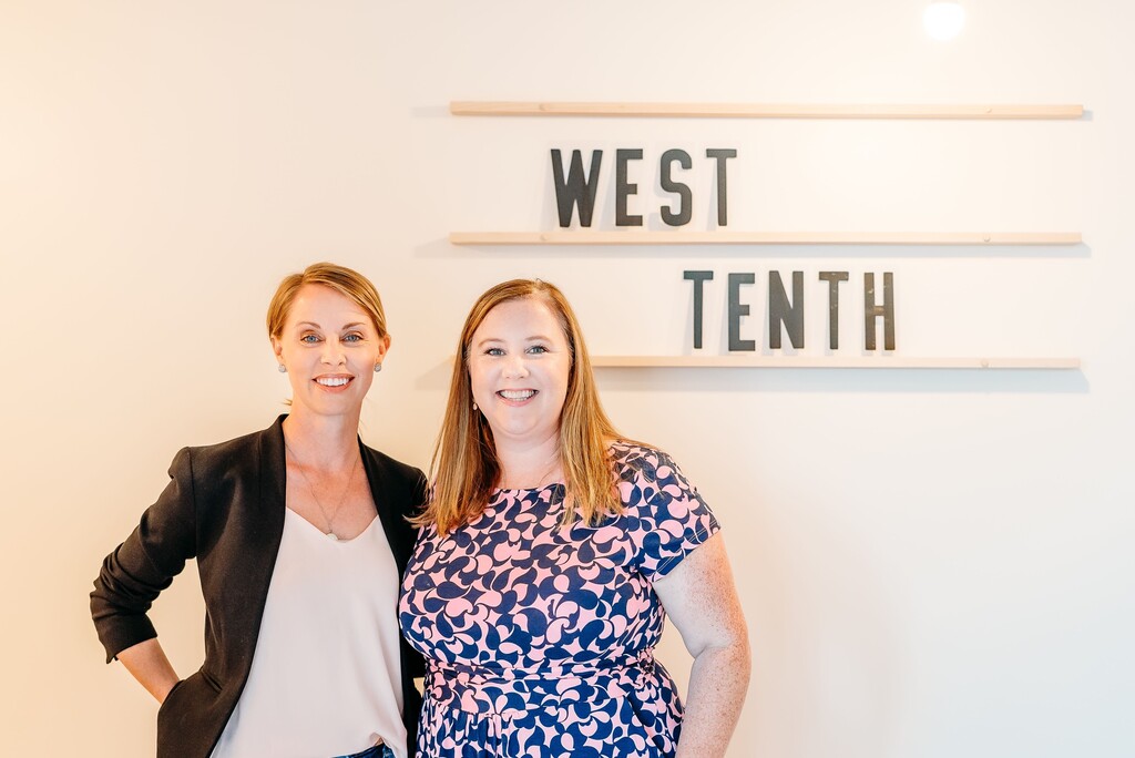 (West Tenth) Lyn Johnson, left, and Sara Sparhawk founded West Tenth in 2019 to help women-owned, home-based businesses in Utah and other places.