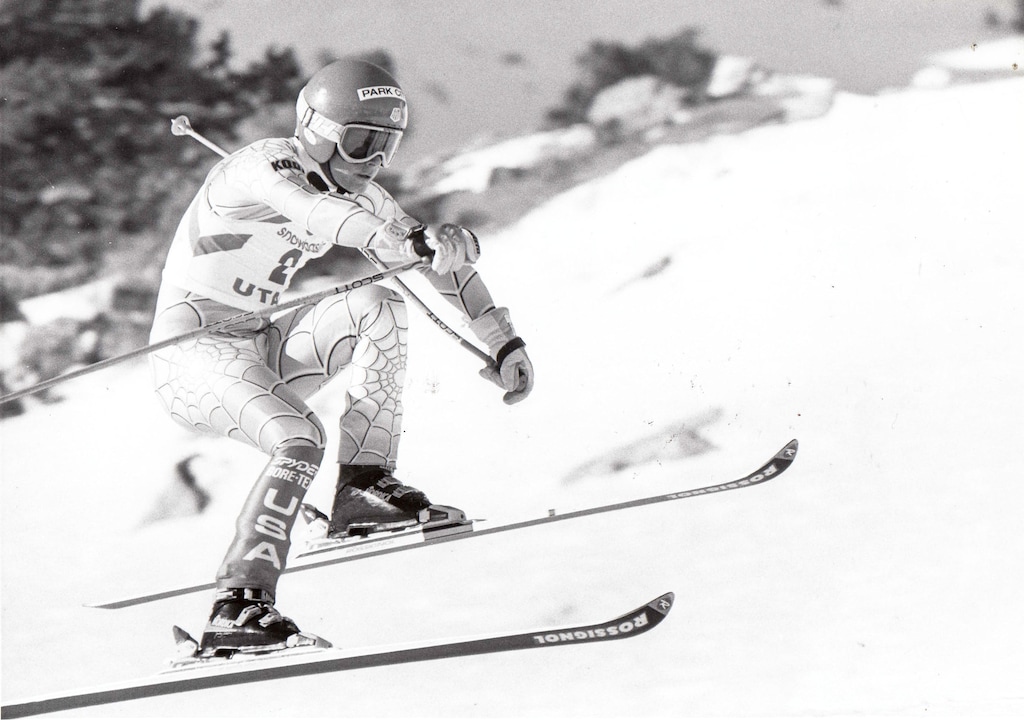 (Craig Hansell | The Salt Lake Tribune) Jeremy Nobis competes in Park City, January 1991.