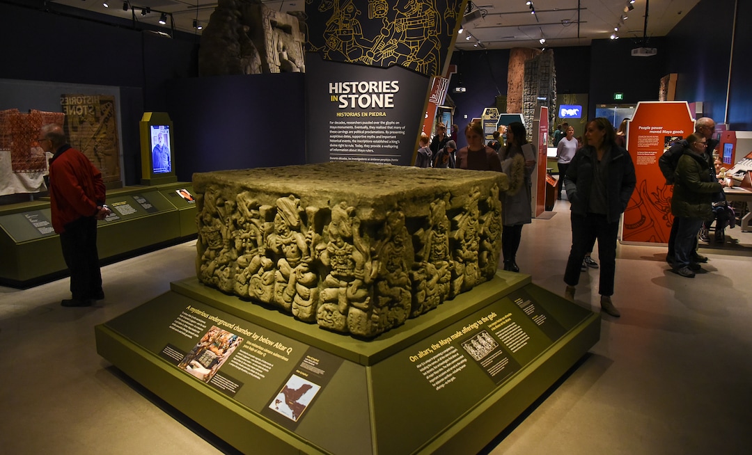 (Francisco Kjolseth  |  The Salt Lake Tribune)  Spanish and English welcomes visitors to the new Maya exhibit at The Natural History Museum of Utah. The museum recently received $1,175,721 in funding from the Salt Lake County Zoo, Arts and Park program. The Tier I arts organization, the name for the county's large arts programs, is one of many working to appeal to a diverse audience as the state's population grows and changes. The Natural History Museum has translated its brochures into Spanish and visits every fourth grade class on the west side in an effort to increase accessibility and grow its visitorship.