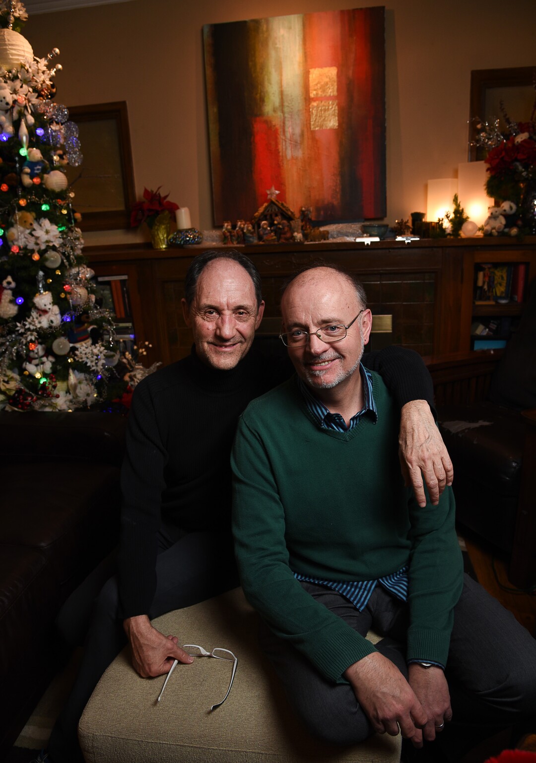 (Francisco Kjolseth  |  The Salt Lake Tribune)  Brian Benington, left, and Duane Jennings, who have been together since 2005, married in Salt Lake County on Dec. 23, 2013, following the Kitchen v. Herbert decision that came down a few days prior on Dec. 20. 