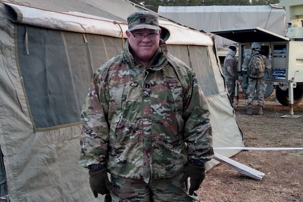 (Photo courtesy of Shandrea Hickok) Captain Douglas Hickok was the first U.S. service member to die after testing positive for COVID-19.