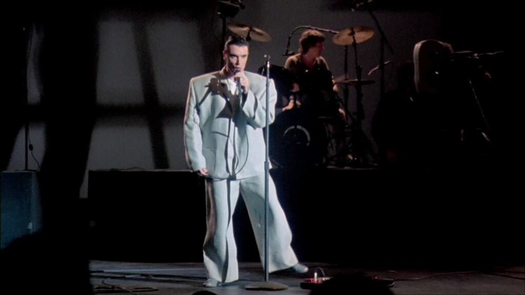 |  CourtesyDavid Byrne wears the giant suit during the song "Girlfriend Is Better" in the 1984 Talking Heads concert movie "Stop Making Sense."