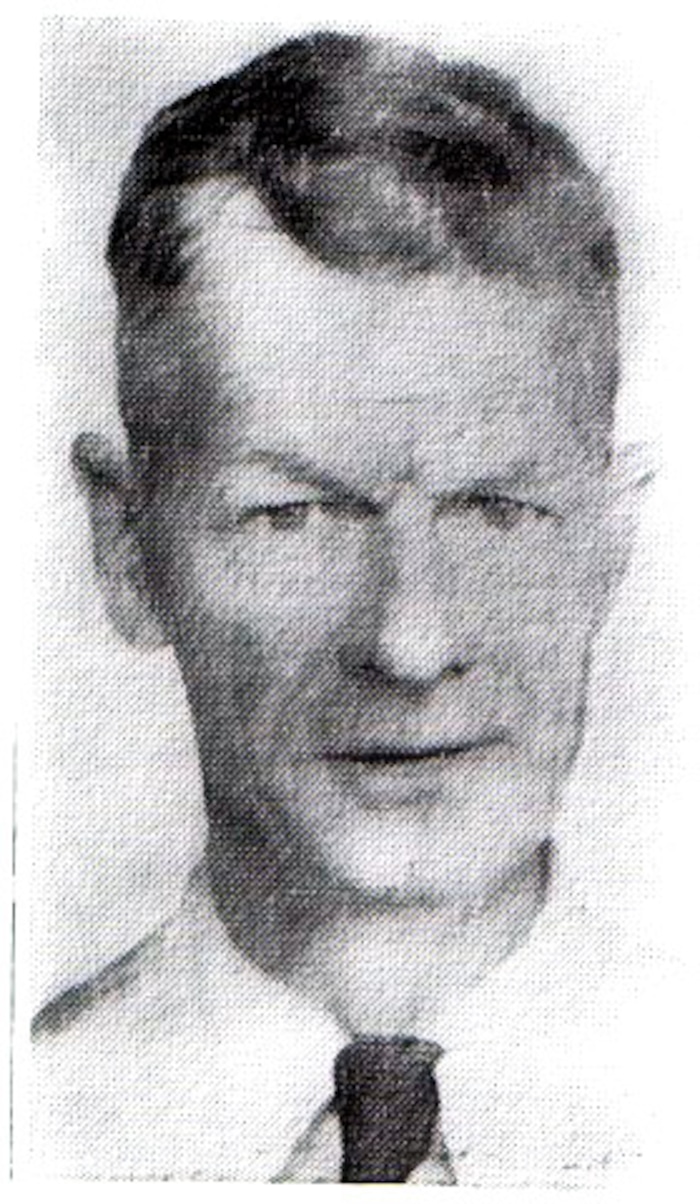 (Courtesy of Utah Law Enforcement Memorial historian Robert Kirby)  Officer Edwin J. Fisher, who died after being stabbed by an inmate at the Utah State Prison on June 1, 1955.