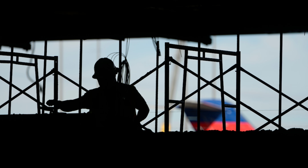 Leah Hogsten  |  The Salt Lake Tribune Over 1,800 tradesmen are working on the new Salt Lake City International Airport expansion project, Monday, Oct. 22, 2018. The first phase construction of the $3.6 billion project is due to open in 700 days. Nearing completion is the new concourse for aircraft gates, an enclosed terminal, the steel skeleton of a new "gateway" building, a five-story parking garage and elevated roadways. 