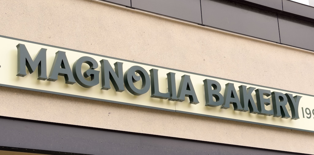 (Chris Samuels | The Salt Lake Tribune) The entrance to Magnolia Bakery in Holladay, Tuesday, May 5, 2026.