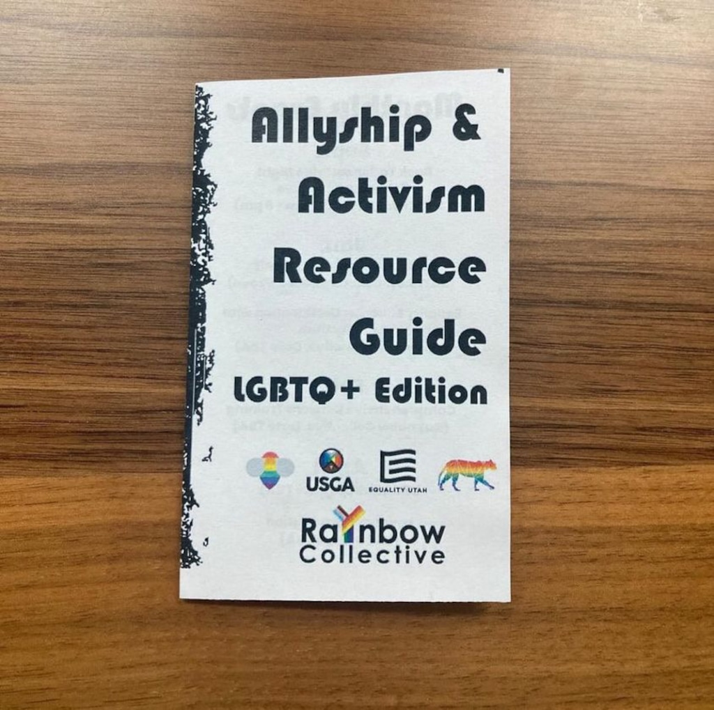 (Courtesy) Several LGBTQ groups made resource pamphlets for freshmen at Brigham Young University. They say the school agreed to hand it out, then trashed it. This is the cover of the pamphlet, provided to The Salt Lake Tribune on Thursday, Aug. 25, 2022.