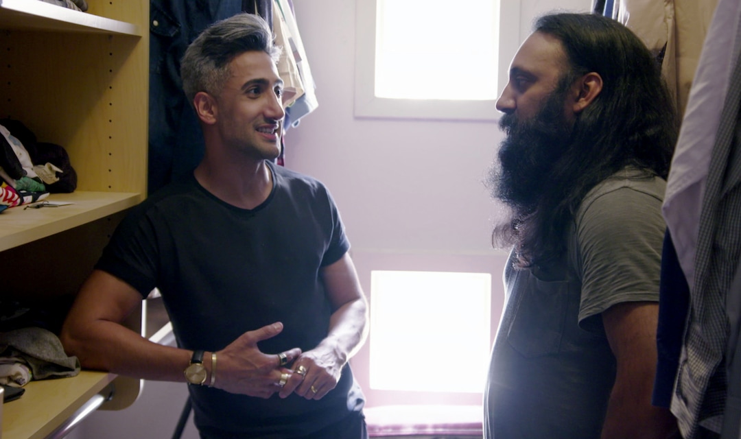(Photo courtesy of Netflix) Tan France and Neal Reddy in the “Saving Sasquatch” episode of “Queer Eye.”