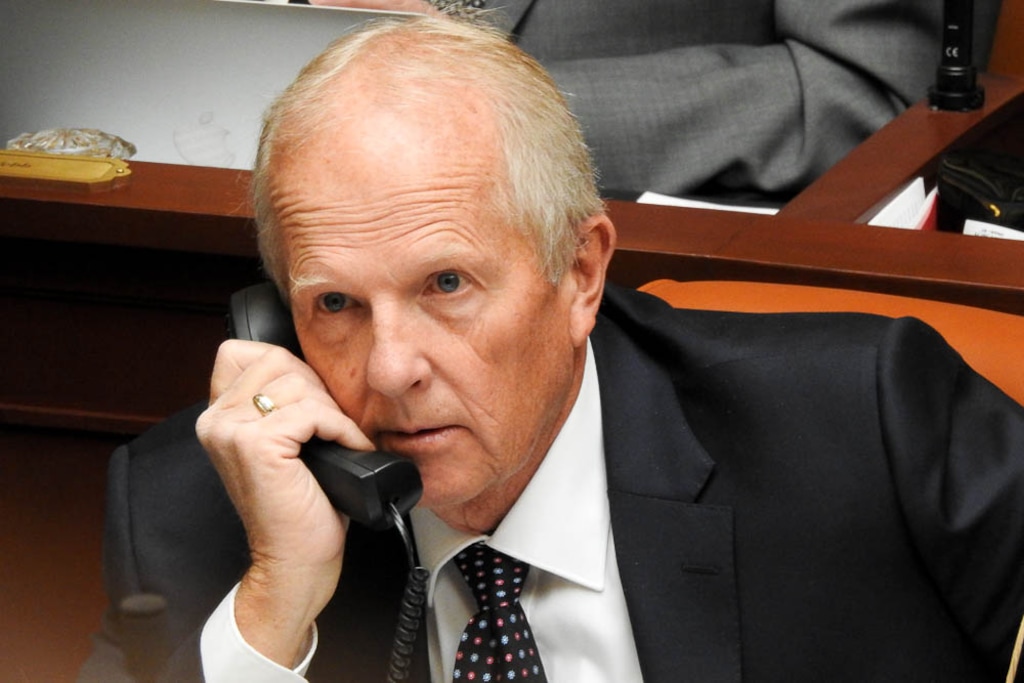 (Trent Nelson | The Salt Lake Tribune)  Rep. Mike Noel, R-Kanab, in the House Chamber in Salt Lake City, Tuesday Feb. 13, 2018.