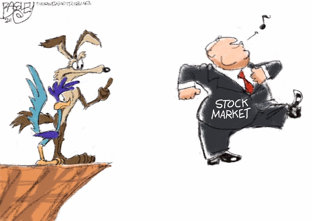 (Pat Bagley | The Salt Lake Tribune) This cartoon, titled "No Visible Means of Support," appears in The Salt Lake Tribune on Wednesday, Nov. 25, 2020.