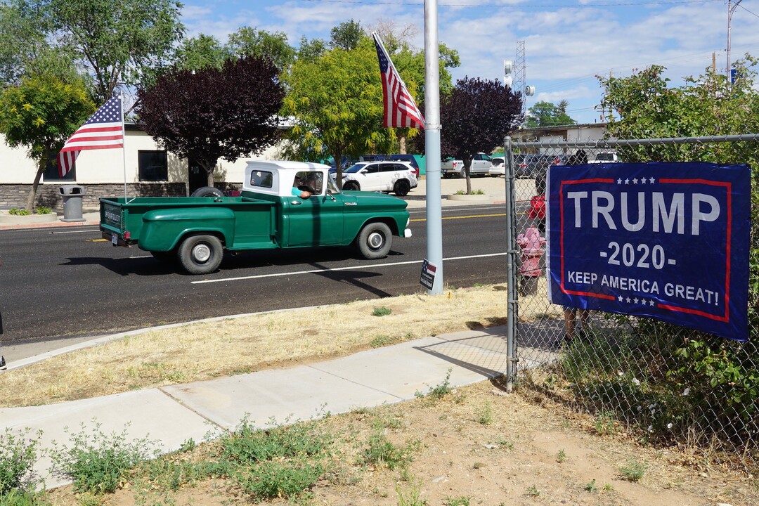 (Zak Podmore | The Salt Lake Tribune) Support for President Donald Trump was on full display at Blanding's Fourth of July parade on Saturday.