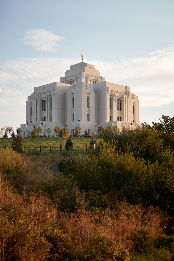 (Courtesy The Church of Jesus Christ of Latter-day Saints) The LDS Church dedicated their temple in Meridian, Idaho, on Sunday.