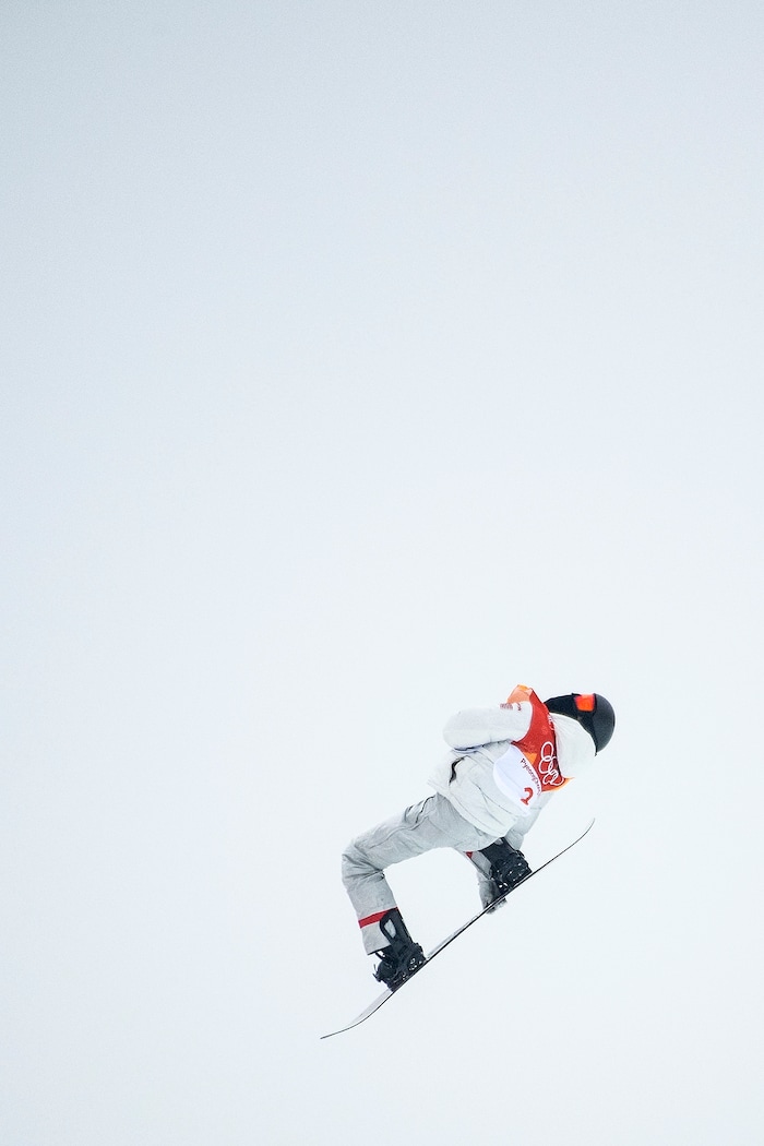 (Chris Detrick  |  The Salt Lake Tribune)  Shaun White competes during the men's halfpipe finals at Phoenix Snow Park during the Pyeongchang 2018 Winter Olympics Wednesday, Feb. 14, 2018.  White won the event with a 97.75, his third Olympic gold medal in the halfpipe (2006, 2010, 2018).