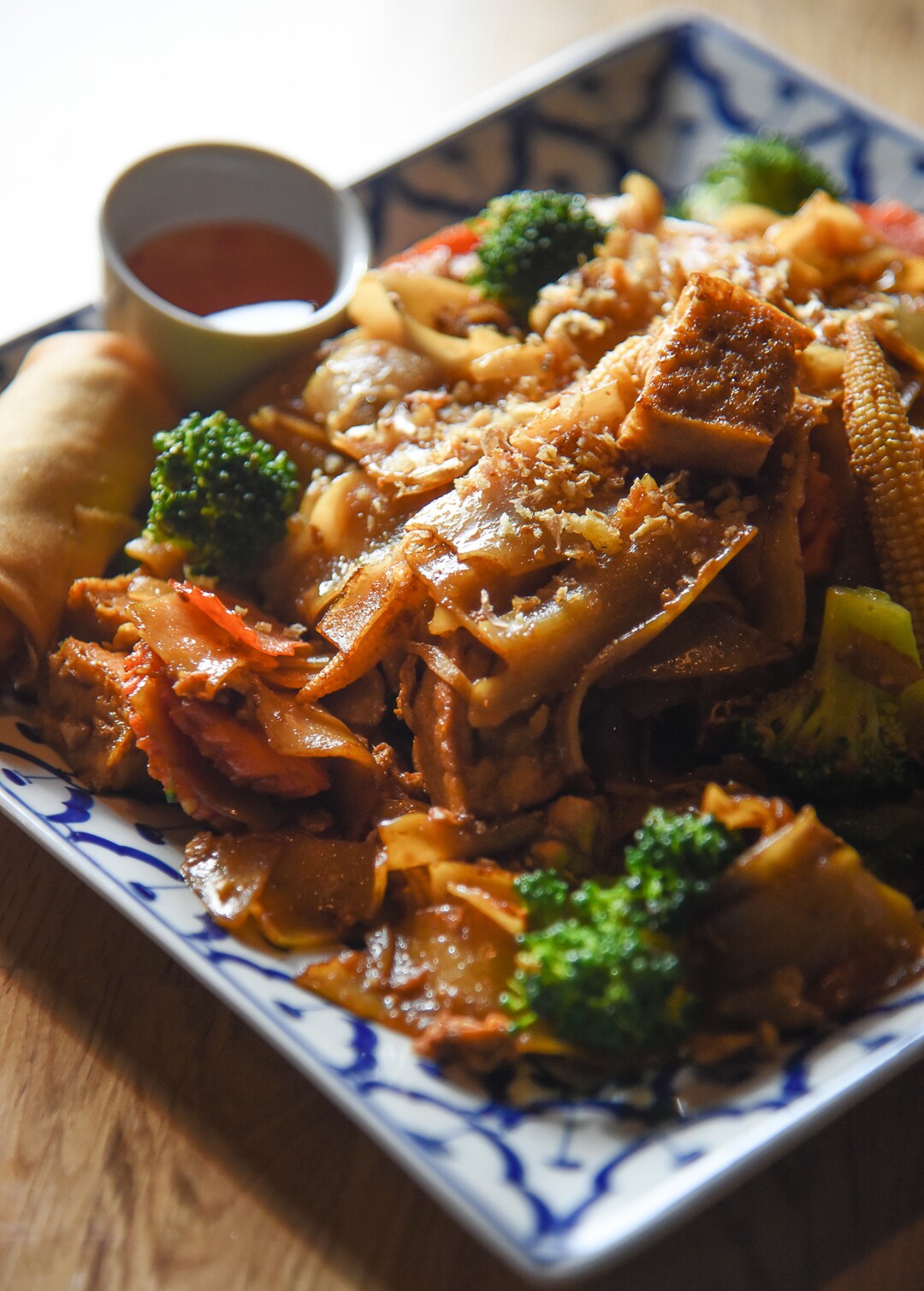 (Francisco Kjolseth  |  The Salt Lake Tribune)  Pad See Eiw with stir fry rice noodles at Thai So Good, a new restaurant in Park City at 1764 Uinta Way, Unit D-1, at Kimball Junction is a place people can try before (or after) the Sundance Film Festival.