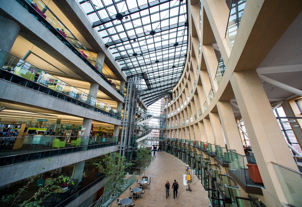 (Rick Egan  |  The Salt Lake Tribune)   The Salt Lake City Public Library, Thursday, Dec. 26, 2019.