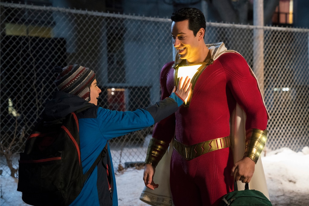 (Steve Wilkie | courtesy Warner Bros. Entertainment) This image released by Warner Bros. shows Zachary Levi, right, and Jack Dylan Grazer in a scene from "Shazam!" Levi will appear at FanX Salt Lake Comic Convention, April 19-20 at the Salt Lake Convention Center, convention organizers announced.