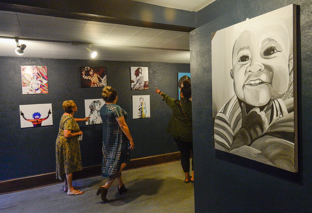 (Francisco Kjolseth  |  The Salt Lake Tribune)  The Pasifika Enriching Arts of Utah presents their 6th annual art exhibit at the Clubhouse, 850 E. South Temple on Saturday, Aug. 25, 2018, as part of Utah Pacific Islander Heritage Month to preserve culture and heritage through all types of mediums and disciplines.