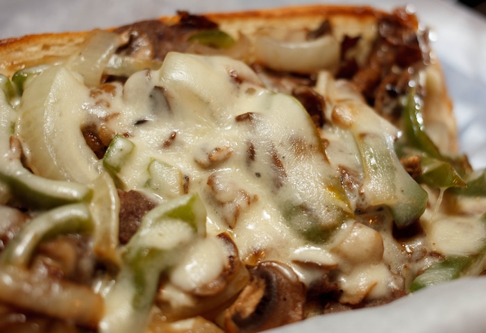(Trent Nelson  |  Tribune File Photo)  The Philly Cheesesteak sandwich at Spedelli's in Salt Lake City.